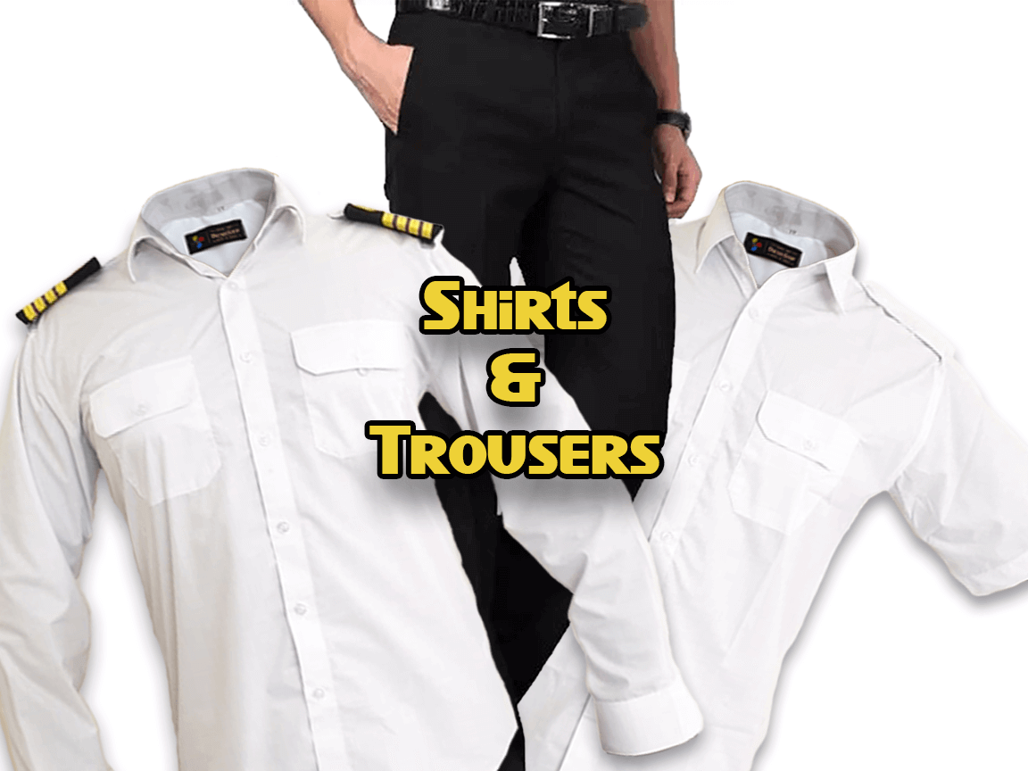 MERCHANT NAVY UNIFORM - BLACK TROUSERS