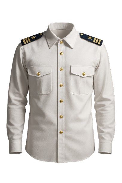 Marine White Shirt