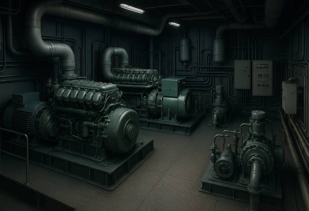 ship engine room system